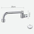 thumbnail image 2 of Rotatable Semi-automatic Faucet Control System Sink Mixer Special Faucet For Kitchen Stove In Hotel Single Cold Water Taps, 2 of 9