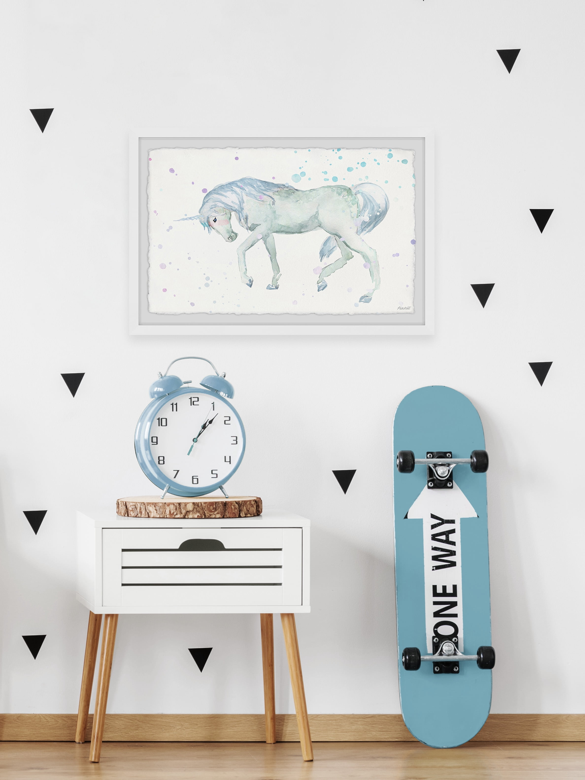 Marmont Hill King of the Unicorns Framed Wall Art