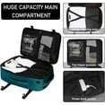 thumbnail image 3 of Carry on Travel Backpack for Men, Airline Approved 18x14x8 Spirit Airlines Personal Item Bag, 13 Pockets Casual Daypack, Waterproof Gym Backpacks 30L, 3 of 7