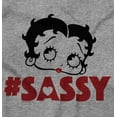 thumbnail image 2 of Vintage Betty Boop Hashtag Sassy Zip Hoodie Sweatshirt Women Brisco Brands S, 2 of 6