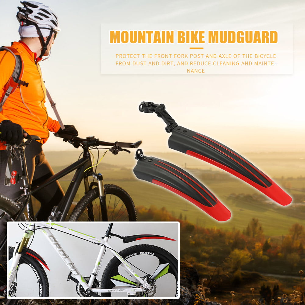 1/2x Mountain MTB Bike Cycling Front Rear Fender Bicycle Tyre Splash Mud Guard 