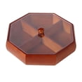 thumbnail image 1 of Divided Serving Tray Dustproof Snack Tray for Kitchen Chinese New Year Party wood handle, 1 of 8