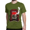 thumbnail image 1 of Camiseta Domo Kun para hombre y mujer, de algodón, con cuello redondo, animación, dibujos animados, color marrón, Domo, manga corta, talla grande, 1 of 7