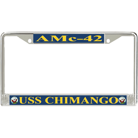 USS Chimango AMc-42 License Plate Frame