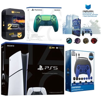 Sony PlayStation 5 Slim Digital with Extra Chroma Pearl Controller
