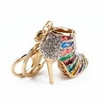 thumbnail image 2 of LYUMO Charm Pendant Purse Keychain, Crystal Keyring,Unique Shape Rhinestone Crystal Keyring Charm Pendant Purse Key Ring Keychain, 2 of 7