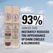 كريم تجميل Revolution IRL Filter Finish Concealer، تغطية كاملة، خالٍ من الزيوت، C3، 0.21 أونصة