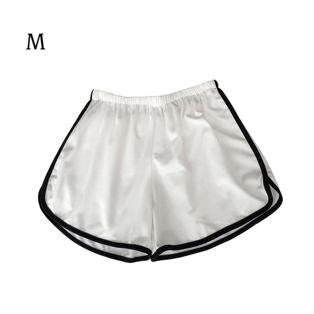 Pantalones cortos deportivos para mujer Pantalones cortos deportivos sueltos con pierna ancha Pantalones cortos deportivos, Blanco, M kenally AP001487-02B