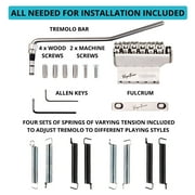 Vega-Trem VT1 Ultra-Trem 2-Points Stratocaster Guitar Tremolo Bridge For Strat No Mods Easy Installation Glossy, Right