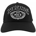 thumbnail image 2 of Jack Daniels Men's Old #7 Performance Baseball Ball Cap Hat Black/White JD77-117, 2 of 6