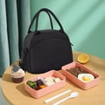 thumbnail image 4 of Byujiro Large Capacity Crossbody Lunch Bag - Multifunctional Portable Insulated Tote, Ideal Handheld Bento Box Carrier for Adults, Great for Work, Picnics & More, 4 of 6