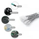 thumbnail image 5 of 10Pcs Straw Cleaning Brush Reusable Eco-Friendly Stainless Steel Drinking Straw Cleaner Brush Set Soft Hair Cleaning Tool, 5 of 10