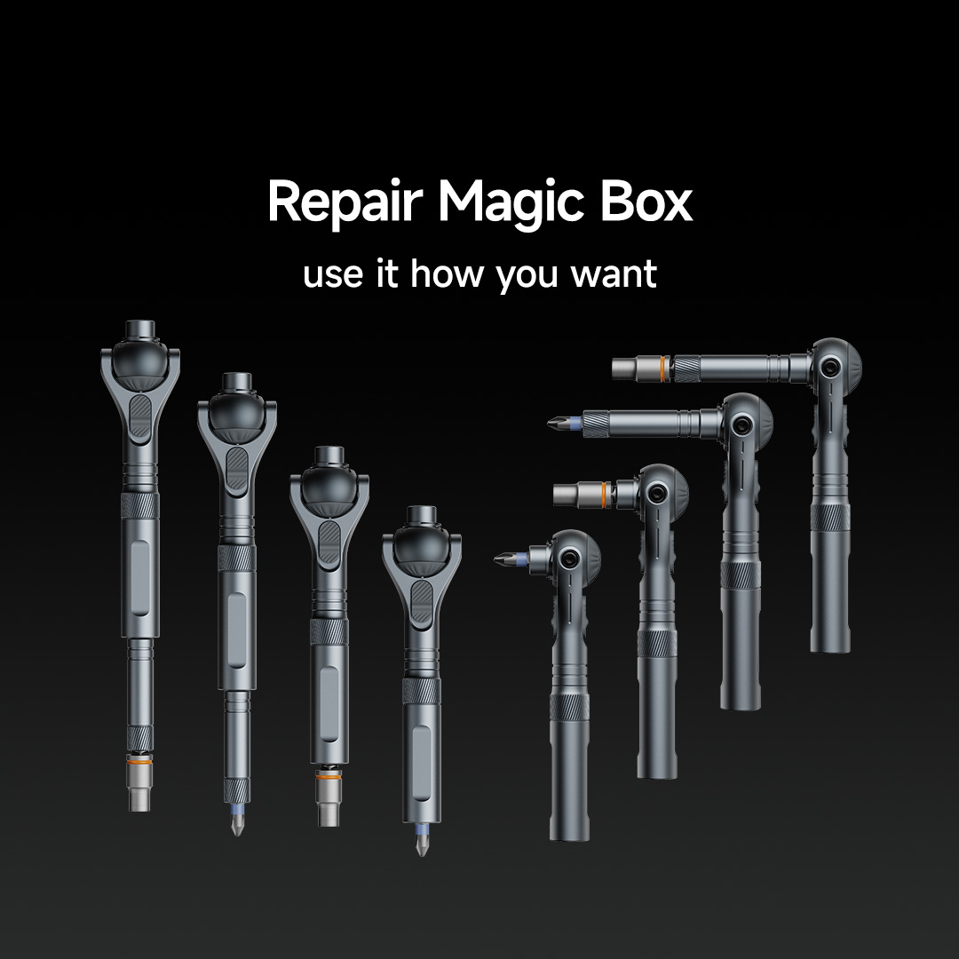 40 in 1 Ratchet Screwdriver Set with Detachable Handle, 180° Ratchet Head, 45-Tooth Mechanism, Magnetic Tool Kit with Case for Computer, Electronics Repair