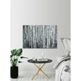 thumbnail image 3 of Parvez Taj "Dusky Tree Trunk Forest" Painting Print on Wrapped Canvas, 3 of 7