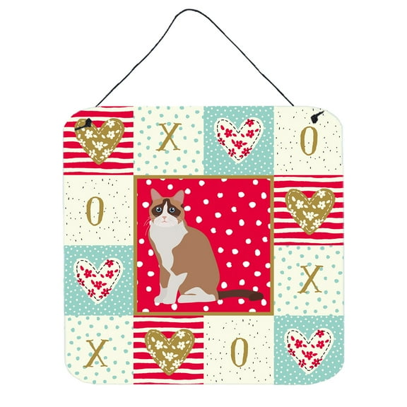 Snowshoe 2 Cat Love Wall or Door Hanging Prints