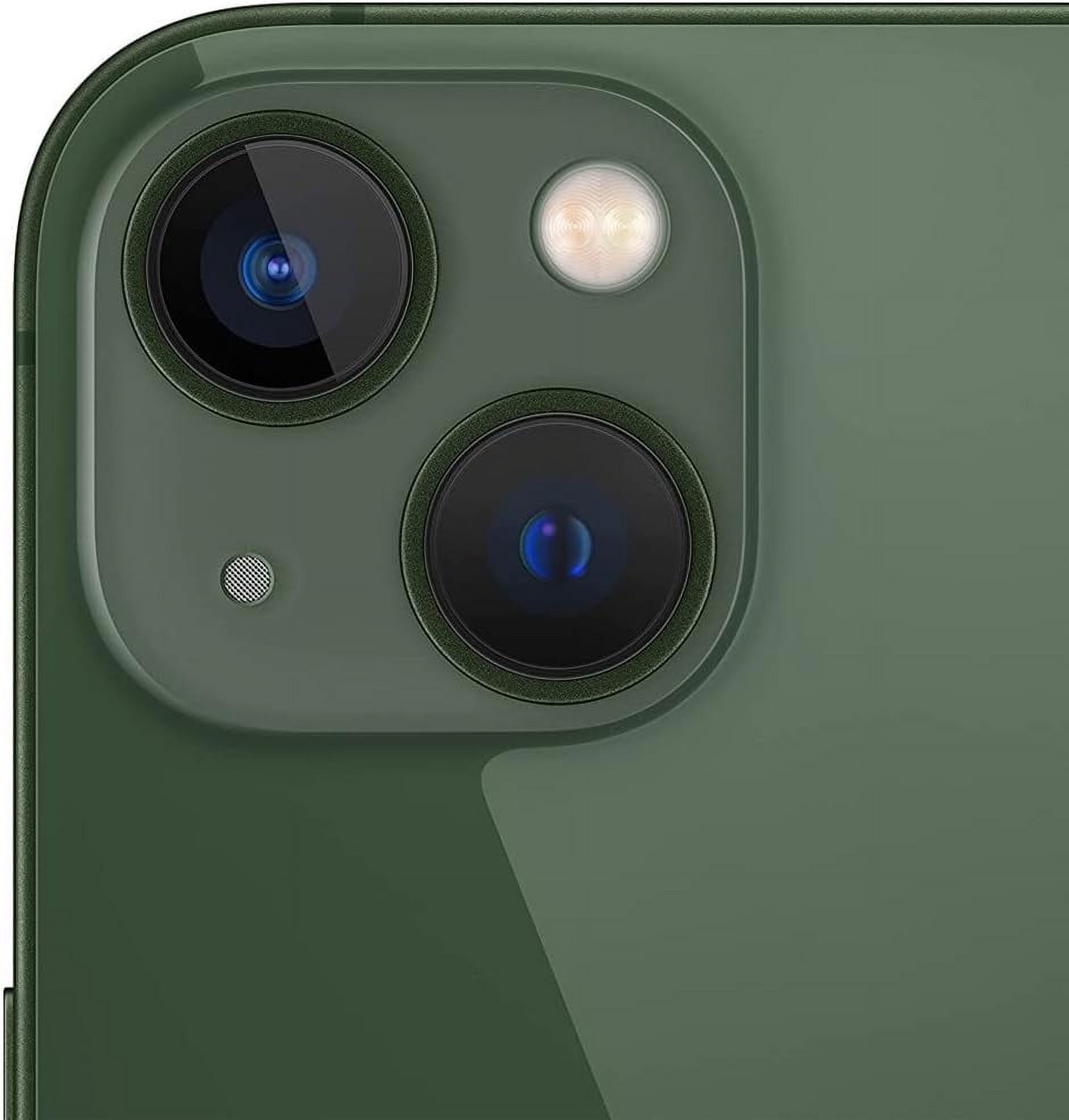 Apple iPhone 13 - 5G smartphone - dual-SIM / Internal Memory 128 GB - OLED display - 6.1" - 2532 x 1170 pixels - 2x rear cameras 12 MP, 12 MP - front camera 12 MP - AT&T - green