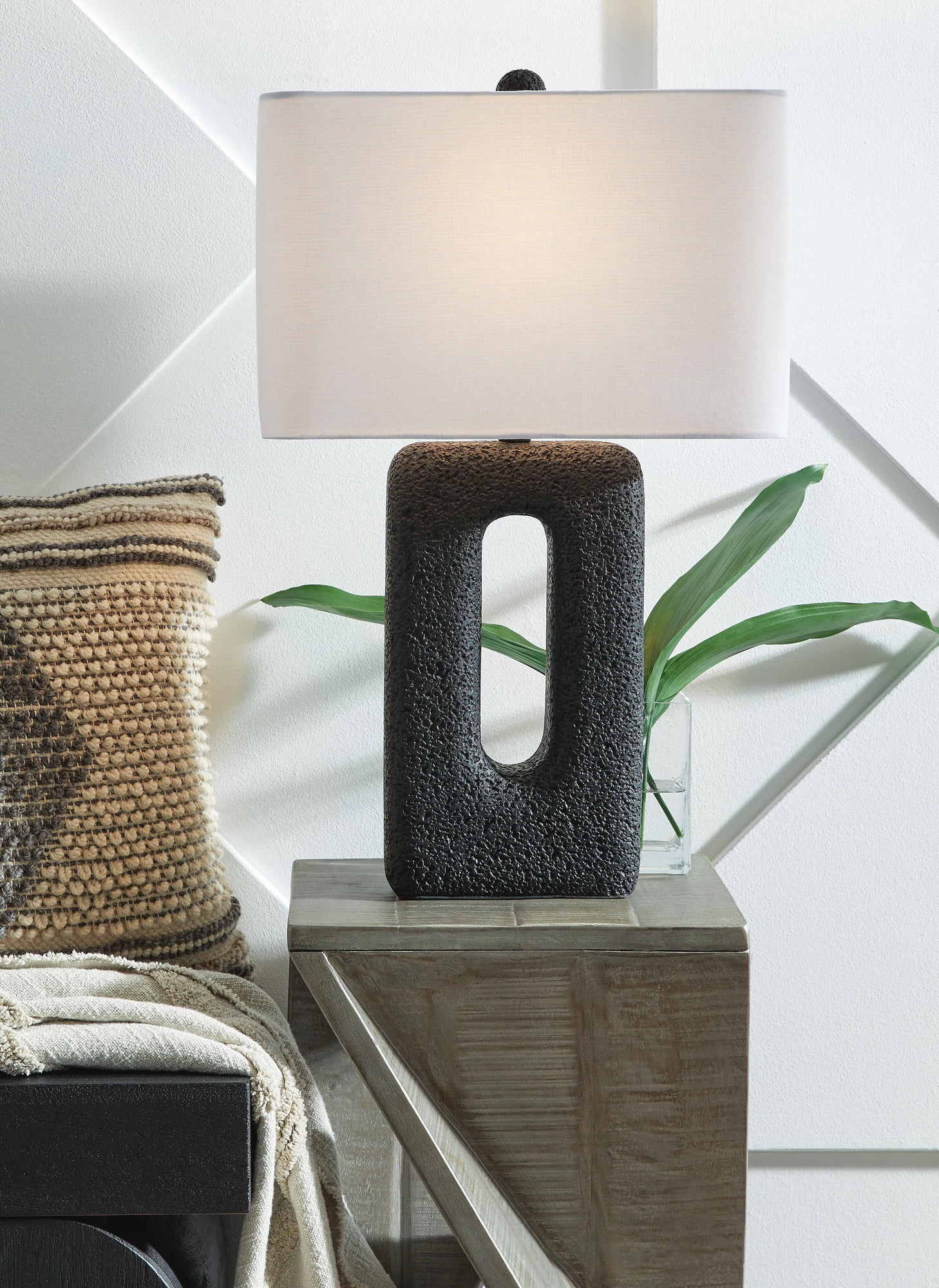 Signature Design by Ashley Wimmings Table Lamp (Set of 2), Black