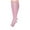 Pink, variant on COM1950s Men's Running Socks, Mens Casual Solid Running Fitness Plus Extra Large Nylon Nurse High Socks, and 1 Socks Men