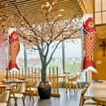 thumbnail image 3 of ZenCart Japanese Carp Windsock Outdoor Hanging Fish Flag Kite Koinobori Windsock for Sushi Bar Restaurant Garden Deck Decor, 3 of 8