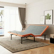 ESHINE Queen Adjustable Bed Frame, with Massage, Wireless Remote, USB, Under Bed Night Light, Head and Foot Incline, 3000 Series