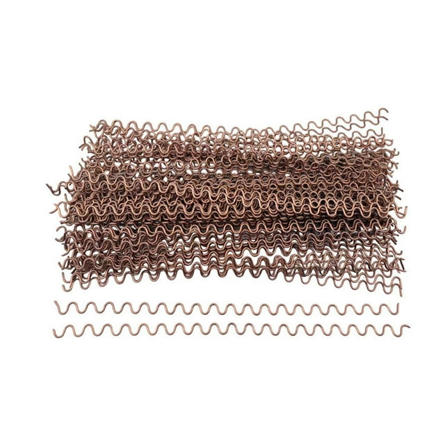 Colaxi 50/100 Pcs Fil de Réparation de Bosses Fil de Wiggle de Voiture Électrodes de Soudure Point Fil Ondulé pour Réparation de Tôle Automobile 50 Pcs