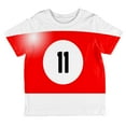 thumbnail image 1 of Halloween Billiard Pool Ball Eleven Costume Toddler T Shirt, 1 of 2