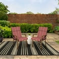 thumbnail image 4 of (3 pack) Better Homes & Gardens 44" L x 21" W Red Stripe 1 Piece Rectangle Outdoor Chair Cushion, 4 of 9