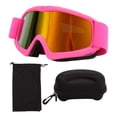 thumbnail image 3 of Kids Ski Glasses, HD Coating Lens Impact Resistant Fog Proof Snow Goggles UV Protection For Boys For Skiing ANGGREK Otros, 3 of 8