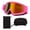 Pink, variant on Suodoka Kids Snow Goggles HD Coating Lens UV Protection Shock Resistance Adjustable Ski Goggles for Skiing Riding, Yellow (7.87 inches / 20 cm)