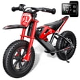 thumbnail image 3 of MIHOVER 21.6V Electric Bike for Kids 12", 200W Electric Balance Bike Ages 3-8 Years Old, Max 10MPH with LED Display, Beginners Friendly - Red, 3 of 7