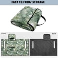 thumbnail image 4 of Xoenoiee Golf Palm Leaves Print Golf Cart Seat Covers, Universal Golf Cart Seat Towel Blanket with 4 Front Pockets & Nonskid Bottom Fits for Club Car 2 Person Seats Golf Carts, 4 of 7