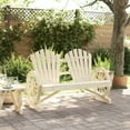 thumbnail image 5 of vidaXL Patio Adirondack Chair 2-Seater Solid Wood Fir, 5 of 9