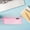 Pink, variant on sruoe Pencil Pouch for Binder, Pen Bag Organizer, 3 Ring Pencil Pouches, Transparent Zipper Pouch, Large Capacity Zipper Pen Bag, Office Storage File Bag, Study Pencil Case