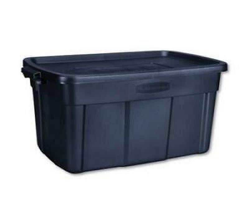 Rubbermaid Roughneck 31 Gallon Storage Container, Black/Cool Gray (3 Pack)