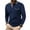 Navy, variant on WTOBBY Men's Casual Long Sleeve Shirt Turn-Down Collar, Button Pocket, Colorblock British Style, Daily Comfort T-Shirt for Smart Casual and Urban Wear,Beige L