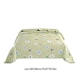 thumbnail image 2 of Lypsnake Summer Cool Quilt, Lightweight Floral Printed Summer Comforter, Soft Breathable Quilted Blanket with Daisy Pattern for Bedroom Couch Year-Round Comfort, 2 of 6