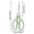thumbnail image 3 of Kitchen Scissors Multifunctional Stainless Steel with Blade Cover Sage Green for Poultry Meat, 3 of 8