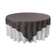 thumbnail image 1 of LA Linen TCpop90x90-CharcoalP34 Nappe Carrée en Popeline de Polyester Anthracite - 90 x 90 Po., 1 of 3