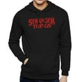 thumbnail image 3 of Netflix Stranger Things Men's Logo Long Sleeve Graphic Hoodie Sweatshirt with Pocket, 3 of 5