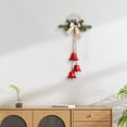 thumbnail image 6 of Honeeladyy Christmas Bells, Decoraitve Brass Bells with Hanging Rope for Chritmas Decor Wreath Garland Tree Doors Window Rustic Home Decor, Vintage Iron Bells, Red, 6 of 6