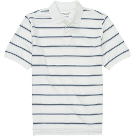 Faded Glory - Big Men's Striped Pique Polo