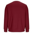 thumbnail image 5 of UQJfacai Mens Waffle Henley Shirts Long Sleeve Crewneck Button Tops Casual Basic T-Shirts Lightweight Knit Loose Pullover S-3XL, 5 of 7
