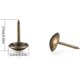 thumbnail image 2 of (S) 200 piezas de clavos para tapicería, clavos decorativos para tapicería, tachuelas para tapicería, clavos de latón antiguo para muebles con caja de plástico para sillón, sofá y muebles, 2 of 5