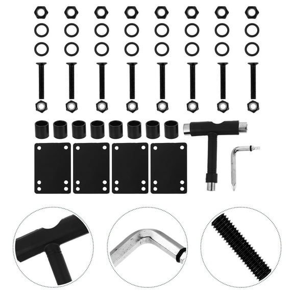 Toyvian 1Set Multi Function T Tool Accessory for Skateboard Repair and Maintenance