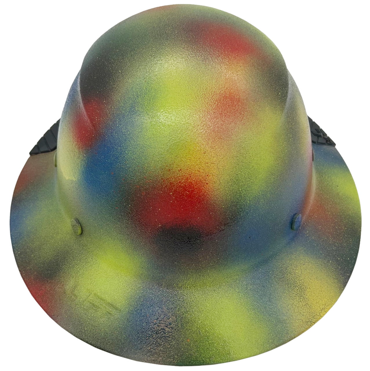 Lift Safety Actual Carbon Fiber Hard Hat - Full Brim Textured Paintball Camo