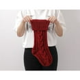 thumbnail image 4 of Christmas Decorations Stockings Sack Decoration Christmas Sock Gift Knitting Stockings Pack Sock Christmas Gifts Cotton Blend Red, 4 of 5