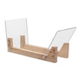 thumbnail image 4 of Acrylic Vinyl Record Storage Holder Modern Records Stand Countertop Multifunction with Clear Ends Organizer CD Display Rack for CD Magazines, 4 of 8