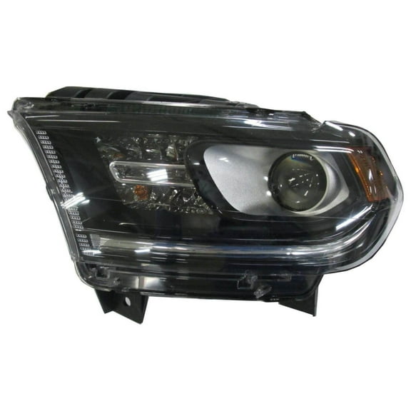 KAI New CAPA Certified Standard Replacement Driver Side Headlight Assembly, Fits 2016-2020 Dodge Durango