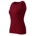 thumbnail image 6 of Rigardu tank top for women womens tank tops Sleeveless Tank Top Blouse Women Racerback Slim Top Knit Ribbed Shirt Women's Blouse Red + XL, 6 of 8