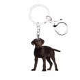 thumbnail image 1 of LLavero de perro Labrador Retriever, Llaveros planos de animales 2D, Kawaii para él, su regalo de Navidad, accesorios para llaves de coche, lindos dijes, anillo de moda, 1 of 4